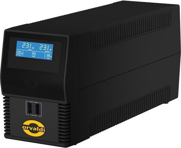 Actual product image Orvaldi I650 uninterruptible power supply (UPS) Line-Interactive 0.6 kVA (600 VA, 360 W, Line-interactive UPS)