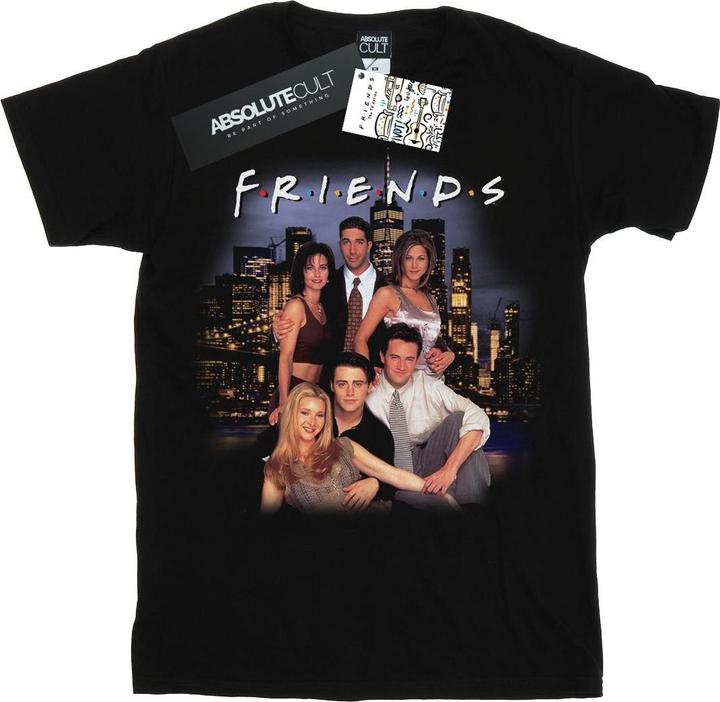 Actual product image Friends Womens/Ladies Homage Group Photo Cotton Boyfriend T-Shirt (XL)