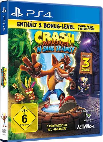 Produktbild Activision Crash Bandicoot - N' Sane Trilogy (PS4, DE)