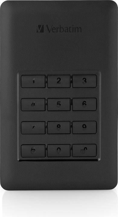 Verbatim externe harde schijf USB 3.1 Beveiligd (1 TB)