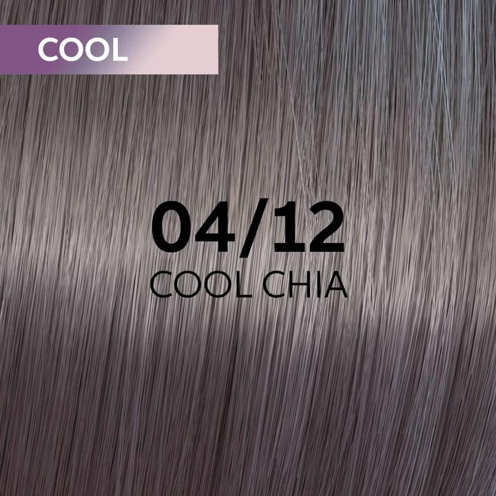 Immagine prodotto Wella Shine Finity 04/12 Marrone medio cenere opaco 60 ml (04, 12 - Cool Chia)