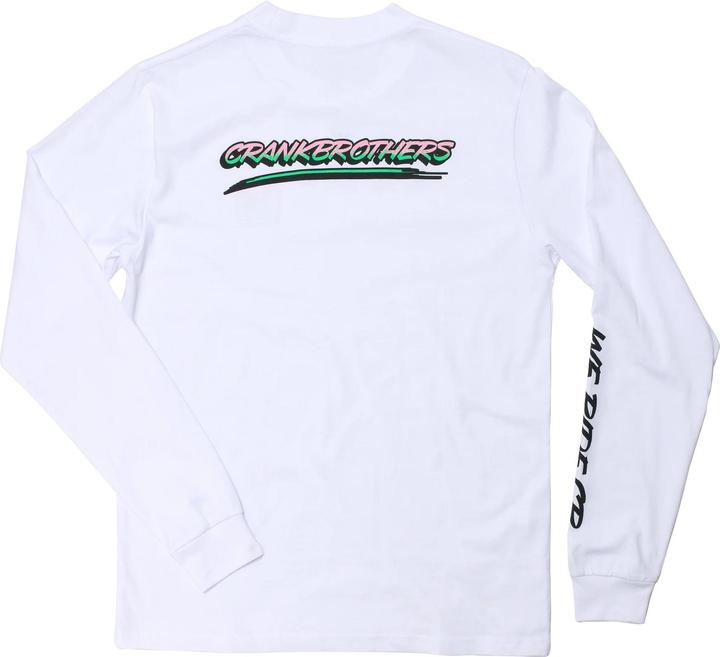 Produktbild Crankbrothers Champions Longsleeve Shirt Men, white/green/pink, M (M)