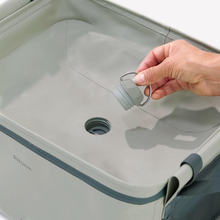 Produktbild Quechua Spülbecken 10 l kompakt für Camping Abwasserbehälter