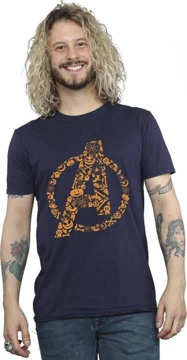 Actual product image Mens Avengers Halloween Logo T-Shirt (L)