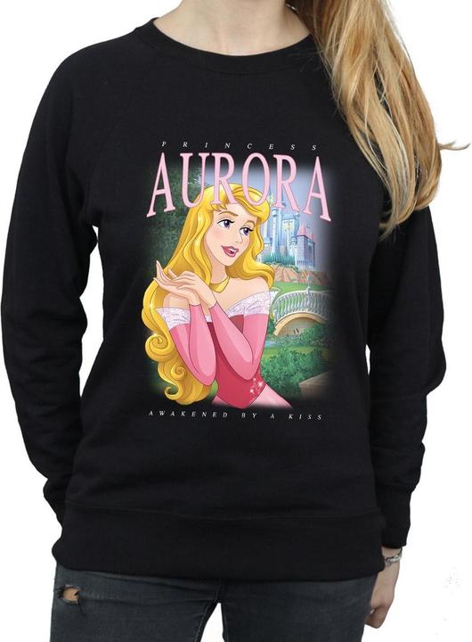 Actual product image Disney Interactive Studios Womens/Ladies Aurora Montage Cotton Sweatshirt (XL)