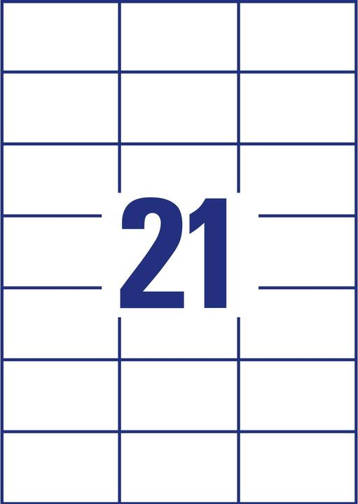 Actual product image Avery universal labels