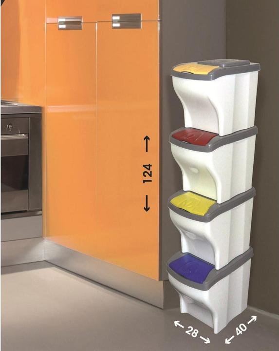 Actual product image Bama PATTUMIERAPOKER SET 4 pcs. - modular COL. (80 l)
