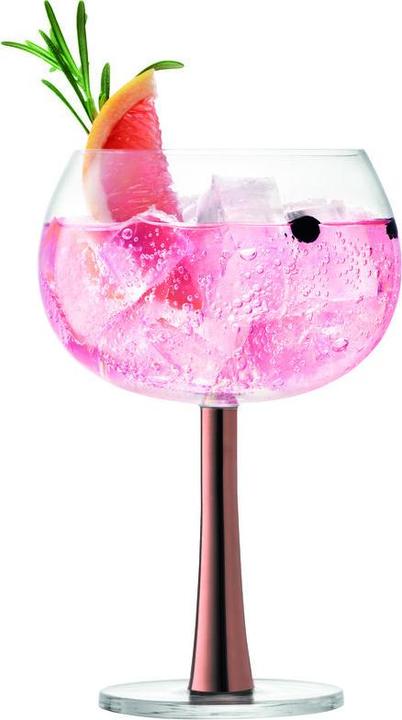Produktbild LSA 2er Set Gin Ballonglas 420ml kupfer (4.20 dl, 2 x, Gin Gläser)