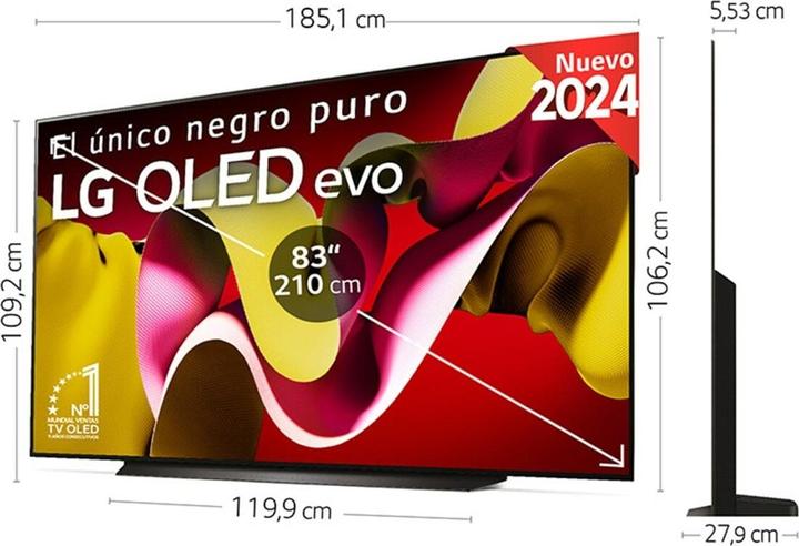 Image du produit LG OLED83C44LA (83", C4, OLED, 4K, 2024)