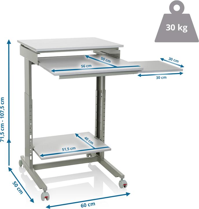 Actual product image Hjh Office Workstation (107.5 x 60 x 50 cm)