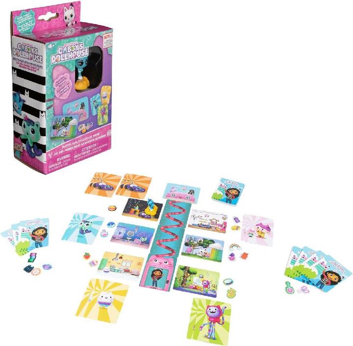 Image du produit Spin Master Gabby's Dollhouse, Jeu des paires dans la Maison magique, Jeu de mémoire à 2 joueurs, Jeu de société (Allemand)