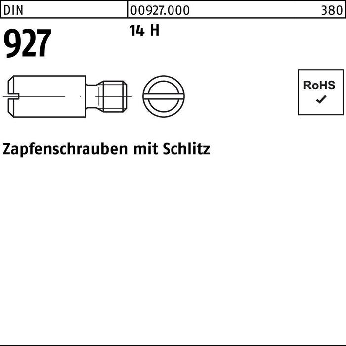 Immagine prodotto Vite a cerniera DIN 927 con intaglio M 4 x 10 14 H (100 Viti per pezzo)