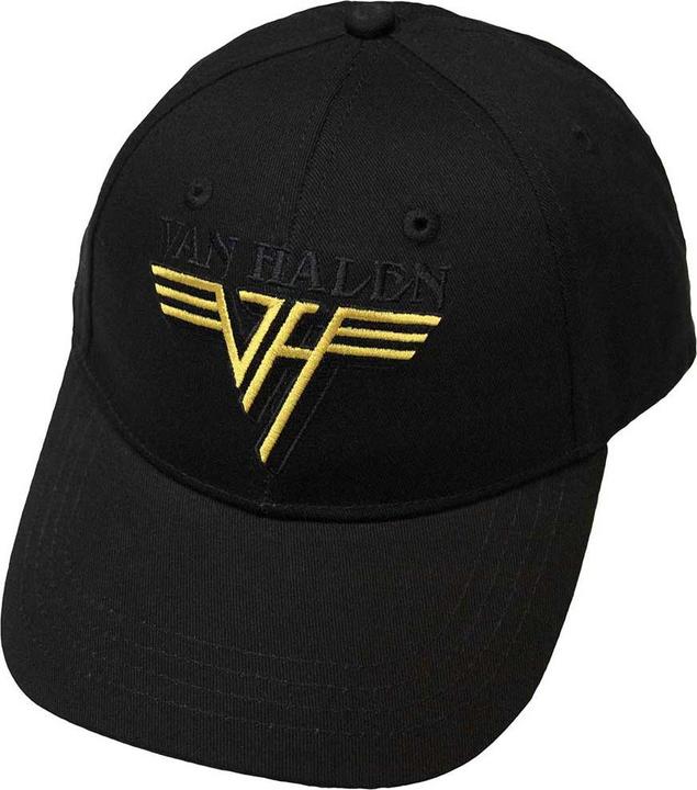 Actual product image Van Halen Text & Yellow Logo Baseball Cap
