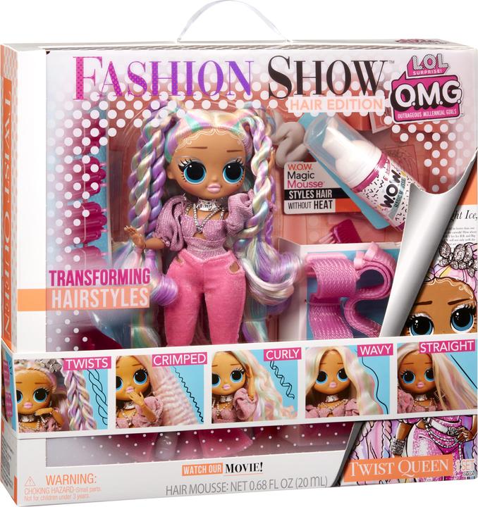 Immagine prodotto L.O.L. Surprise! Edizione OMG Fashion Show Hair - Twist Queen