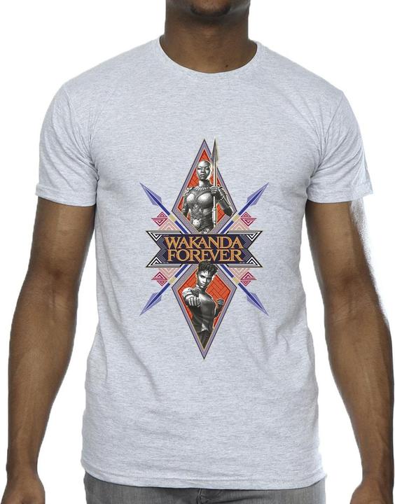Image du produit - T-shirt WAKANDA FOREVER TRIBAL SPEAR CHEST - Homme (XXL)