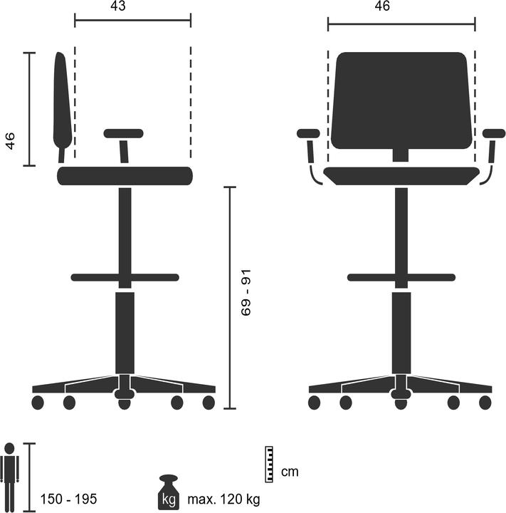 Actual product image Hjh Office Top Work 108