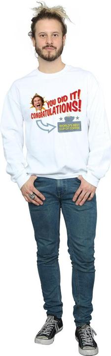 Actual product image Elf Mens World's Best Coffee Sweatshirt (S)