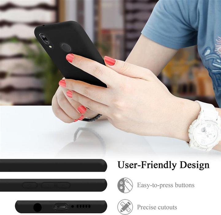 Actual product image Cadorabo TPU Liquid Silicone Case Cover (Huawei Nova 3E, Huawei P20 Lite)