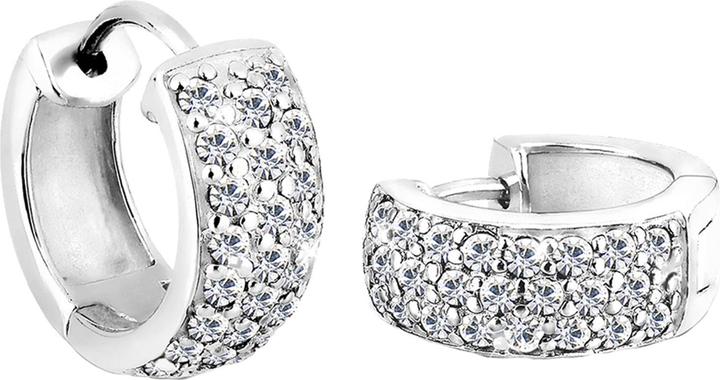 Immagine prodotto Elli Orecchini Creoles Crystals Sparkling Argento 925 (Argento 925, Cristallo di vetro)