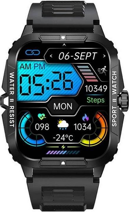 Actual product image Colmi P76 smartwatch (black) (40 mm)