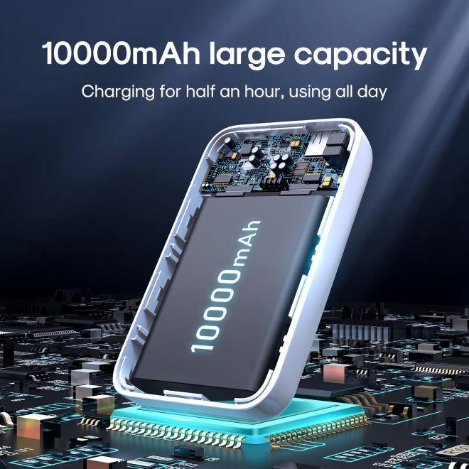 Actual product image Joyroom Mini Magnetic Wireless Powerbank (20W) (10000 mAh, 20 W, 15 Wh)