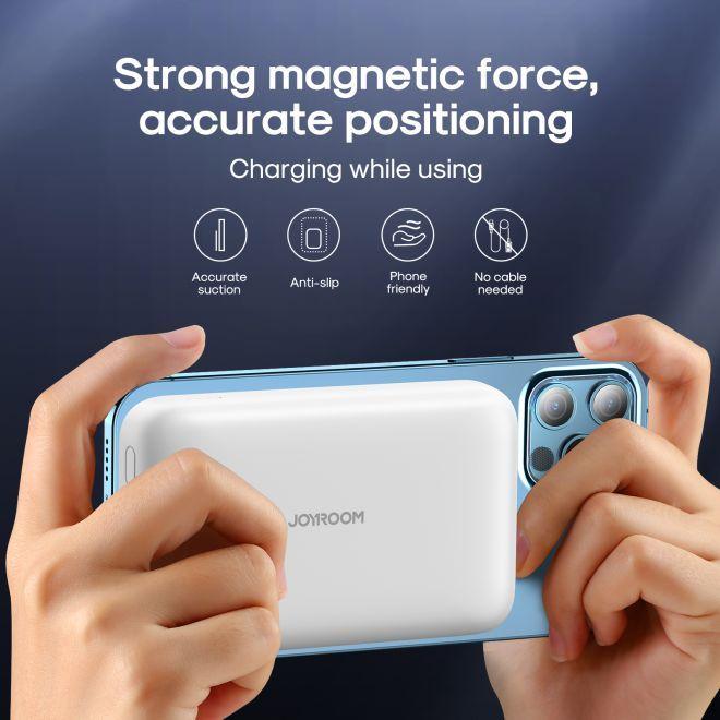 Actual product image Joyroom Mini Magnetic Wireless Powerbank (20W) (10000 mAh, 20 W, 15 Wh)