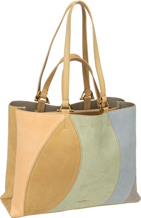 Coccinelle Shopper Hop On Kaleidoscope Suede Patch 1802