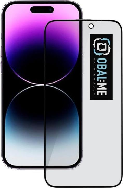 Image du produit Obal:Me Protection d'écran en verre 5D pour Apple iPhone 14 Pro Noir (1 pièce(s), Apple iPhone 14 Pro)