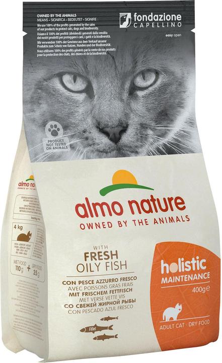 Actual product image Almo Nature Almo Holistic with fresh fat fish (Adult, 1 pcs., 400 g)