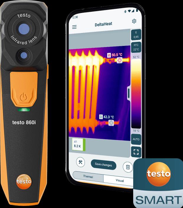 Image du produit Testo 860i Set Wärmebildkamera -20 bis 350 °C 9 Hz