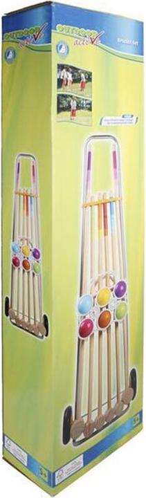 Actual product image Outdoor Active Croquet trolley for 6 players