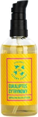 Mydlarnia Cztery Szpaki Eukalyptus-Zitrone Superleichtes Körperöl 100ml (Körperöl, 100 ml)