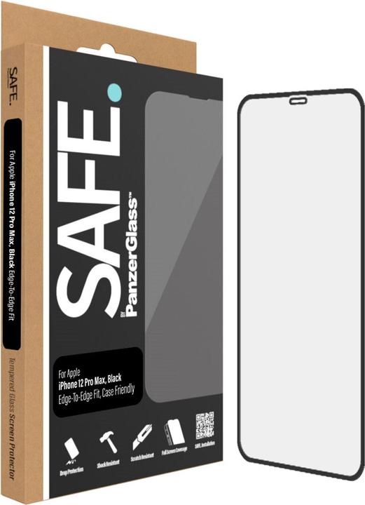Safe. Screen protector Case Friendly iPhone 12 Pro Max (1 Piece, Apple iPhone 12 Pro Max)