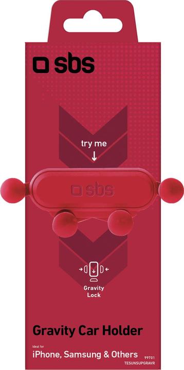 Produktbild SBS Lftungsschlitz-Universalhalter Gravity rot