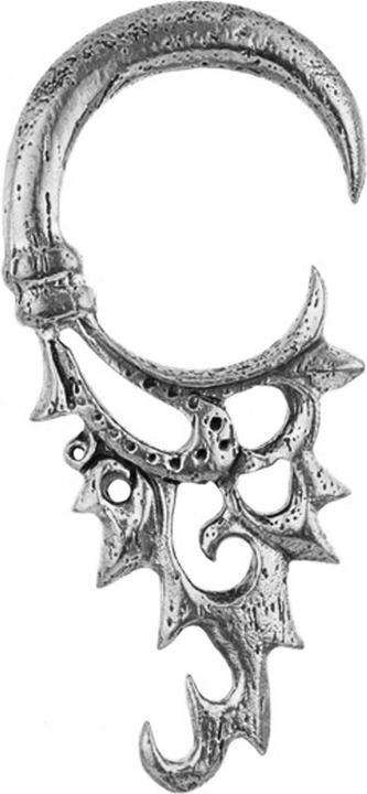Immagine prodotto Star Piercing Gancio per il peso dell'orecchio in argento a forma di goccia (Ottone)