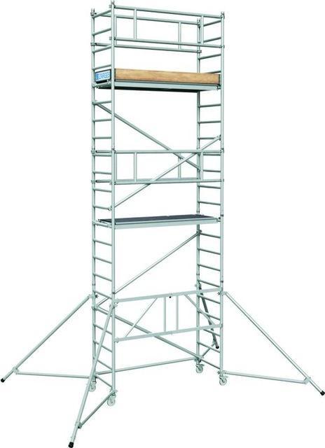 Produktbild Zarges Arbeitsgerüst PaxTower 1T 0,72 x 1,80 m Arbeitshöhe 6,55 m (Gerüst, 180 cm)