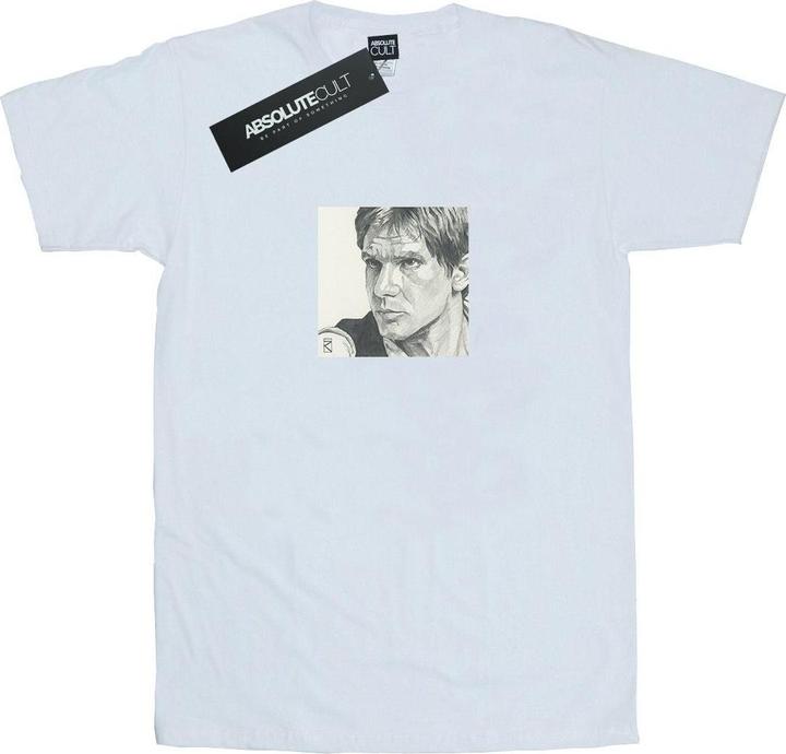 Star Wars Han Solo Drawing TShirt (S)