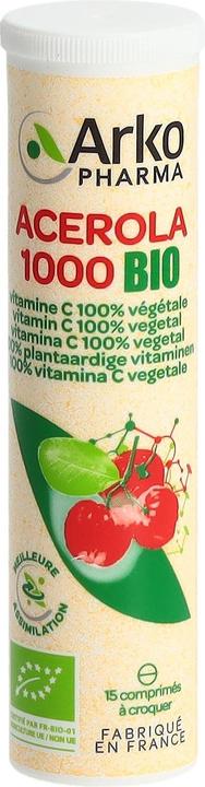 Image du produit Arkopharma Arkovital Bio Acerola Kautabletten 1000mg (60 pièce(s), Cachets, 191 g)