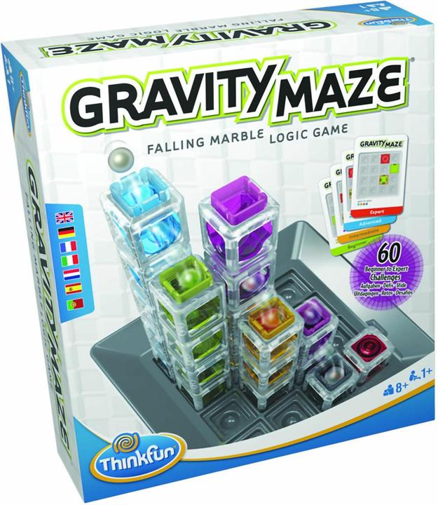 Actual product image Thinkfun Gravity Maze (German, Spanish, French, Dutch, Italian, English)