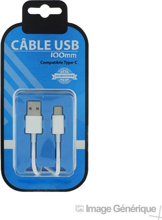 Image du produit No Name Câble uniwersalny USB Type C BOX HD2 bialy/white (1 m, USB 3.2 Gen 1)