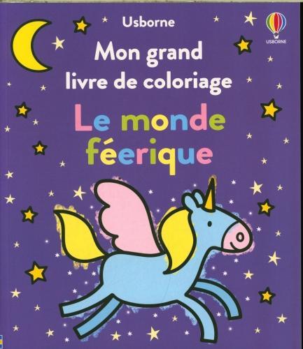 Actual product image Mon grand livre de coloriage : le monde féérique (French, Nolan Kate, 2023)