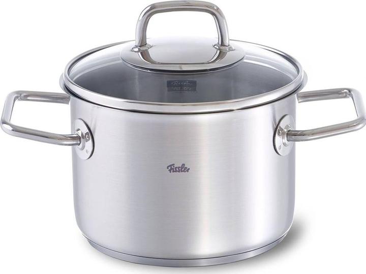 Produktbild Fissler viseo Kochtopf Induktion mit Metalldeckel Edelstahl 24 cm Ø 5,7 L (24 cm, Kochtopf, Edelstahl)