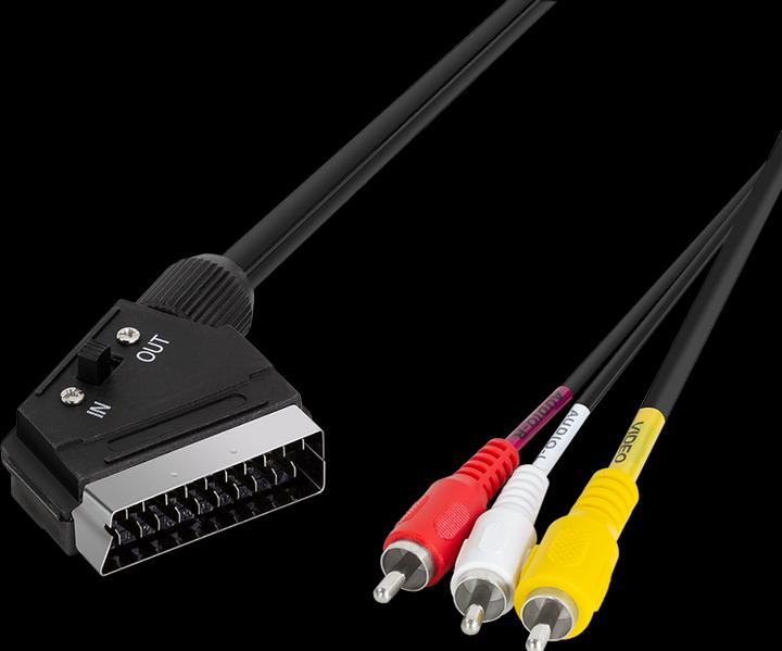 Produktbild LogiLink Scart — Composite Video (2 m, Cinch)