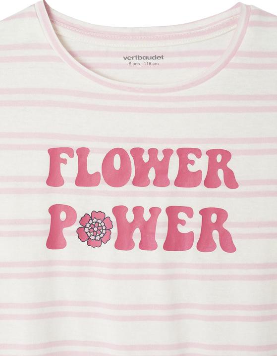 Produktbild Vertbaudet 2er-Pack Mädchen Schlafanzüge FLOWER POWER mit Recycling-Baumwolle (116)