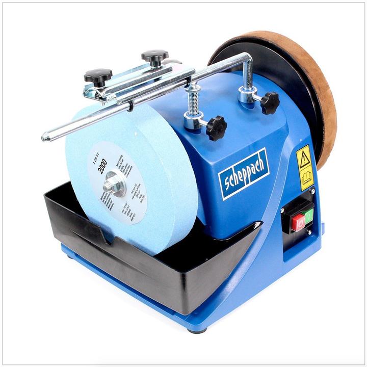 Actual product image Scheppach TIGER 2000S Wet Grinding System 230V 50Hz 120W (Wet sander, 120 W)