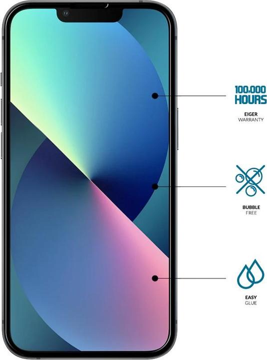 Produktbild Eiger Mountain Glass Clear Edge (1 Stück, Apple iPhone 13, Apple iPhone 13 Pro, Apple iPhone 14)
