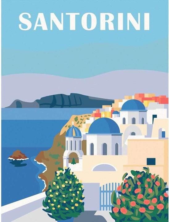 Image du produit Ravensburger CreArt - Malen nach Zahlen Shades of Santorini