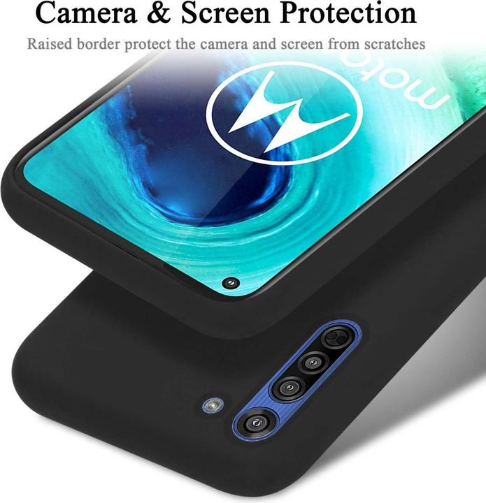 Produktbild Cadorabo Hülle für Motorola MOTO G8 TPU im Liquid Case Design (Motorola Moto G8)