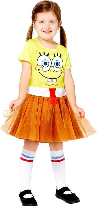 Produktbild Amscan Kinderkostüm Spongebob für Mädchen Alter 4-6 Jahre (4, 5, 6)