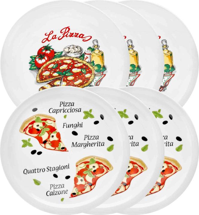 Produktbild Bormioli Rocco Napoli & Margherita Pizzateller (6 x, 30.50 cm)